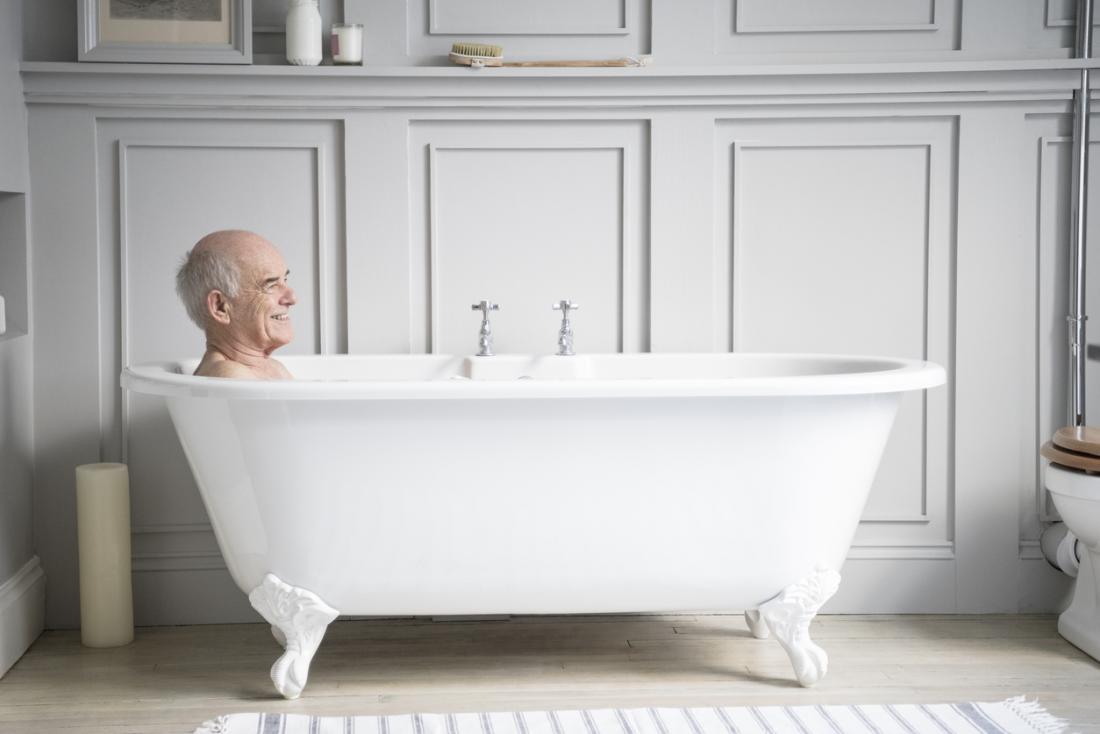 Warm baths are a simple home remedy that can help relieve symptoms.