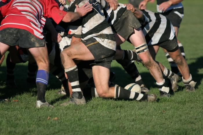 Rugby scrum