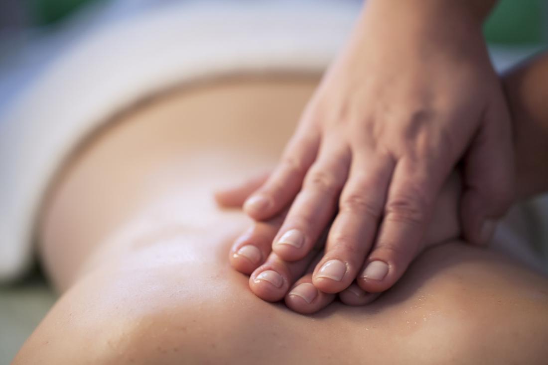 A massage can help improve circulation.