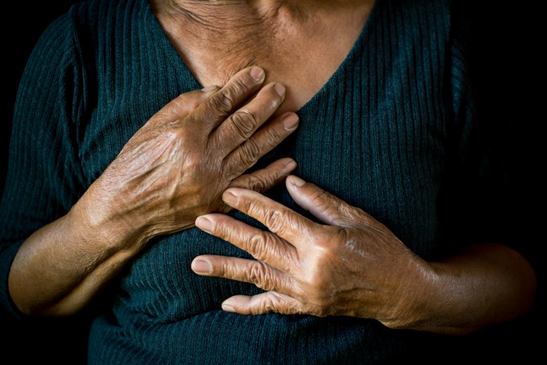 woman with breast discomfort that may be pagets disease