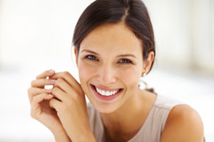 Smiling young woman