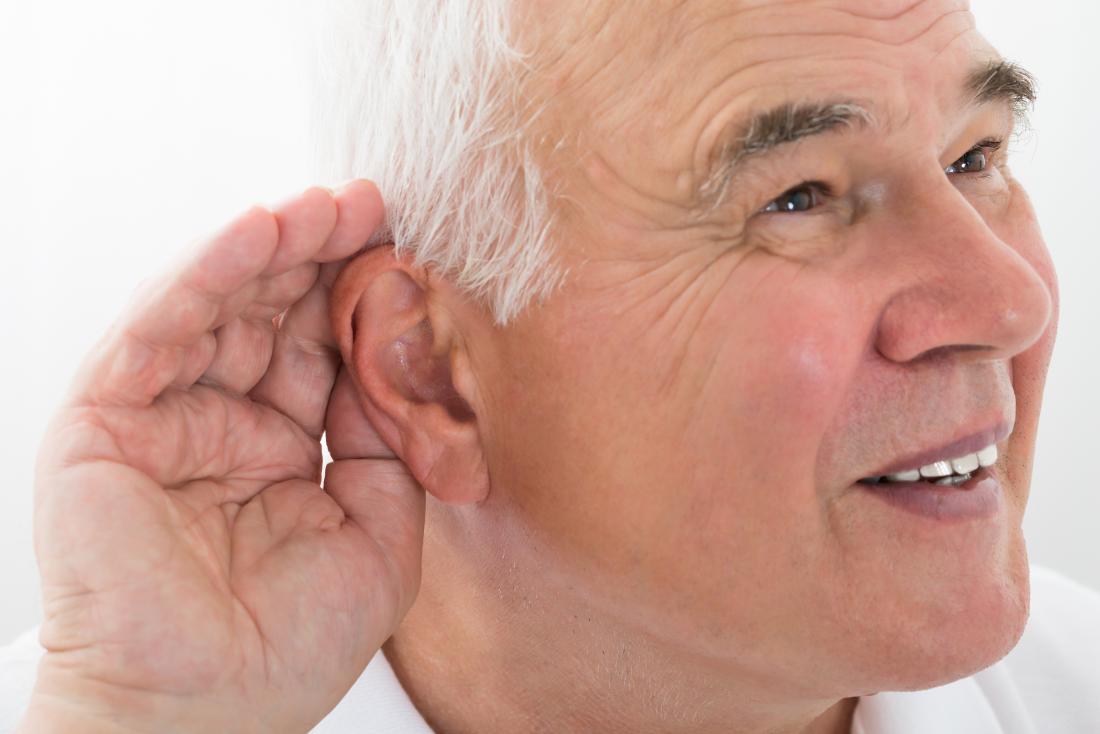 hearing loss man