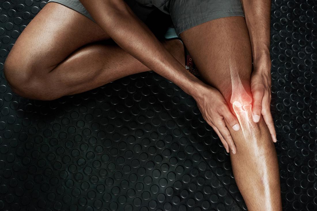 Man with knee pain