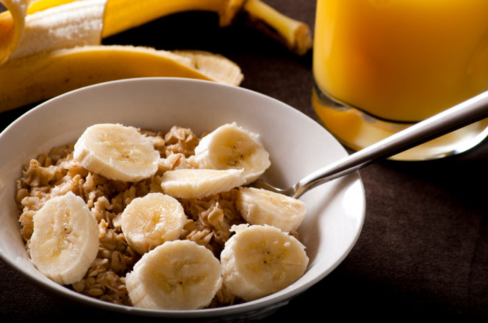 Bananas and oatmeal