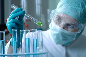 Researcher in a laboratory