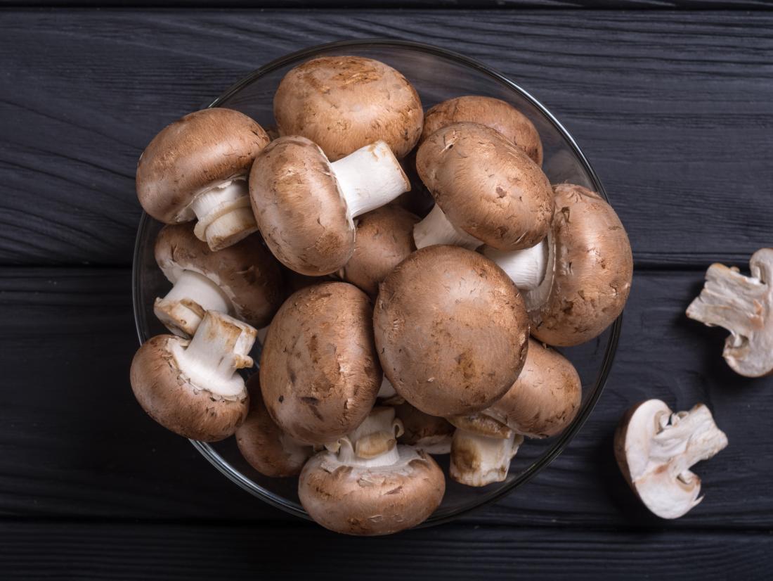 Mushrooms 1 large, 1 small