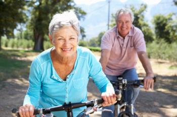 Exercising seniors