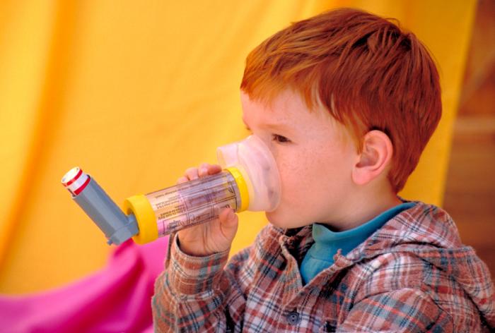 Child with asthma