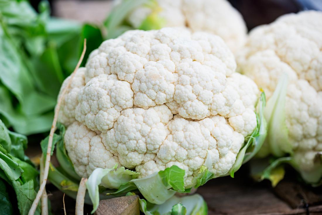 Cauliflower is rich in nutrients and fiber.