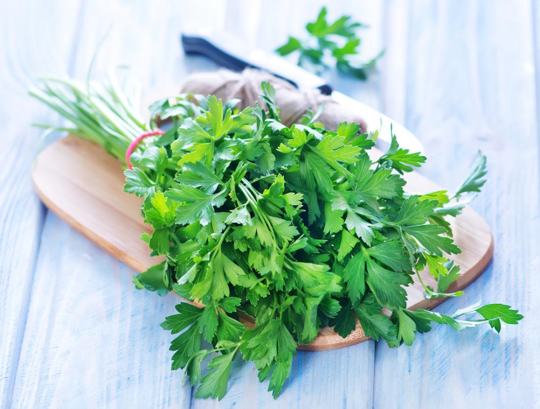 Benefits of shop parsley juice