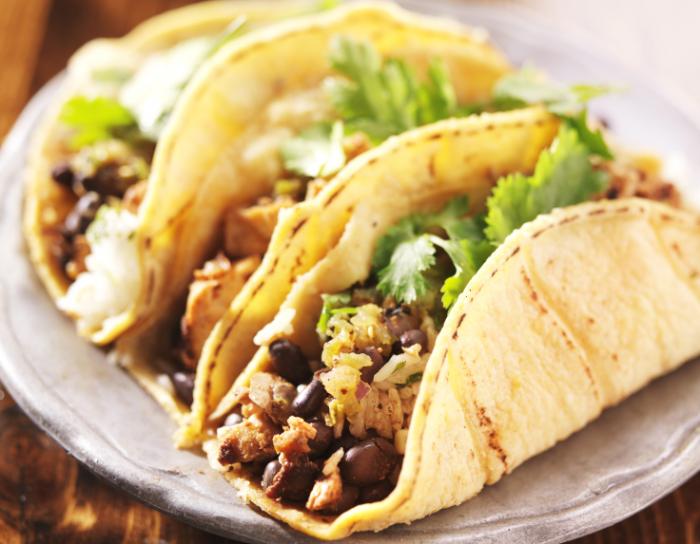 black bean tacos