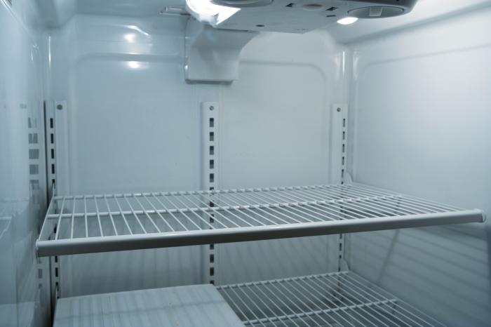 Empty fridge.