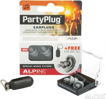 Alpine PartyPlugs packaging.