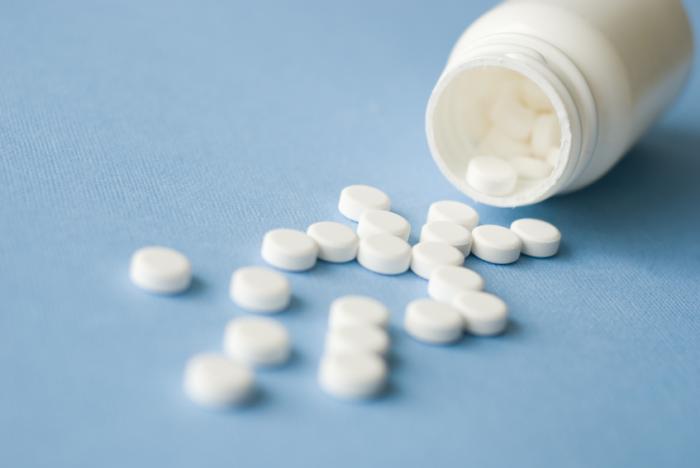 A pot of tablets.