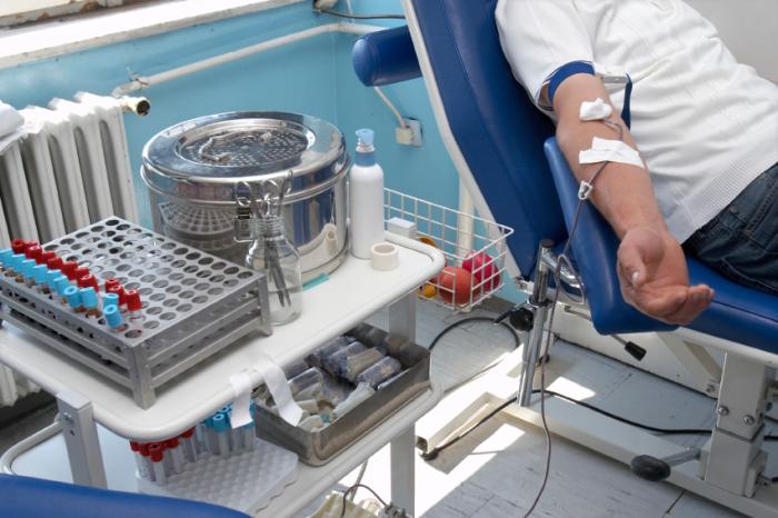 Male blood donor