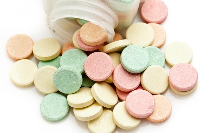 Calcium carbonate pills
