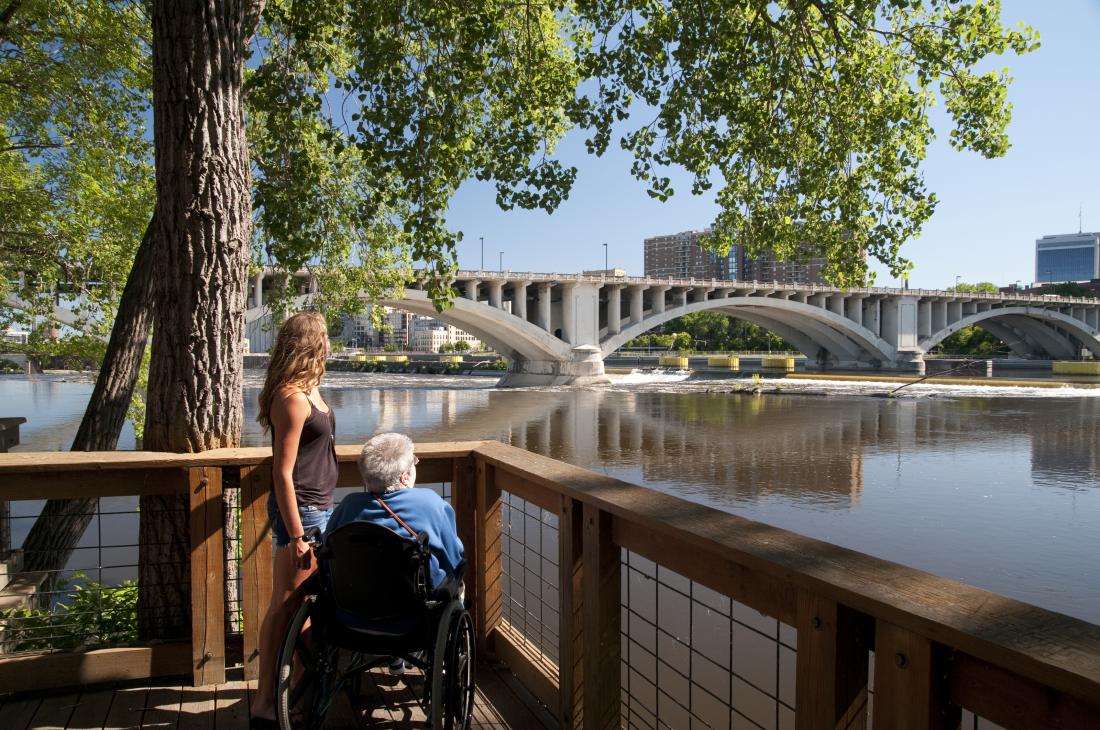 person with wheelchair