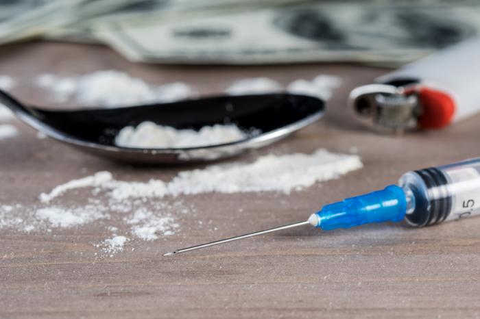 needle and drugs