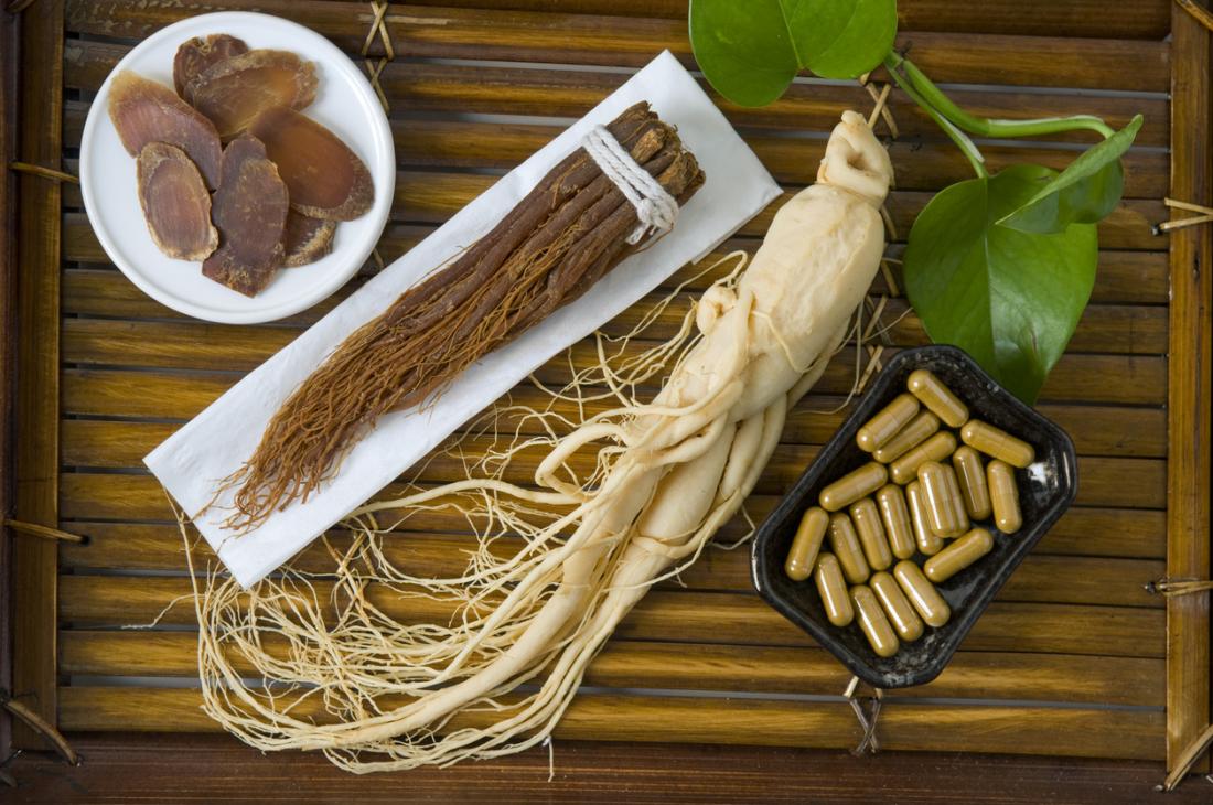 ginseng in various forms