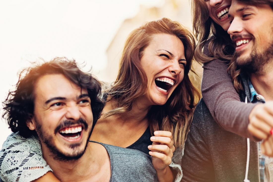 Laughter releases 'feel good hormones' to promote social bonding
