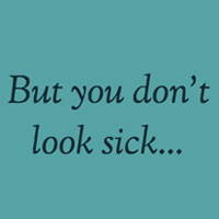 But you don't look sick logo