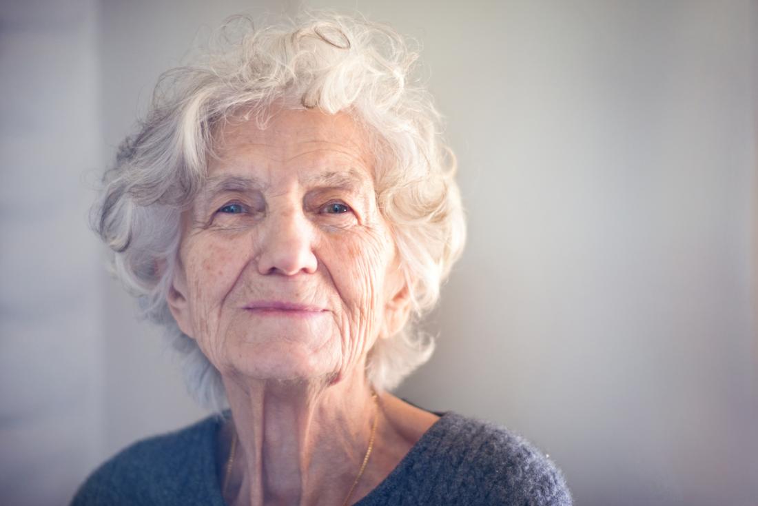 senior lady smiling