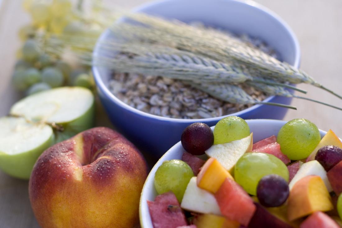 High fibre / fiber foods.