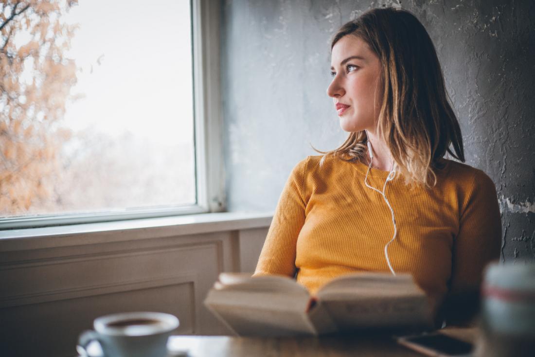 woman in a pensive mood