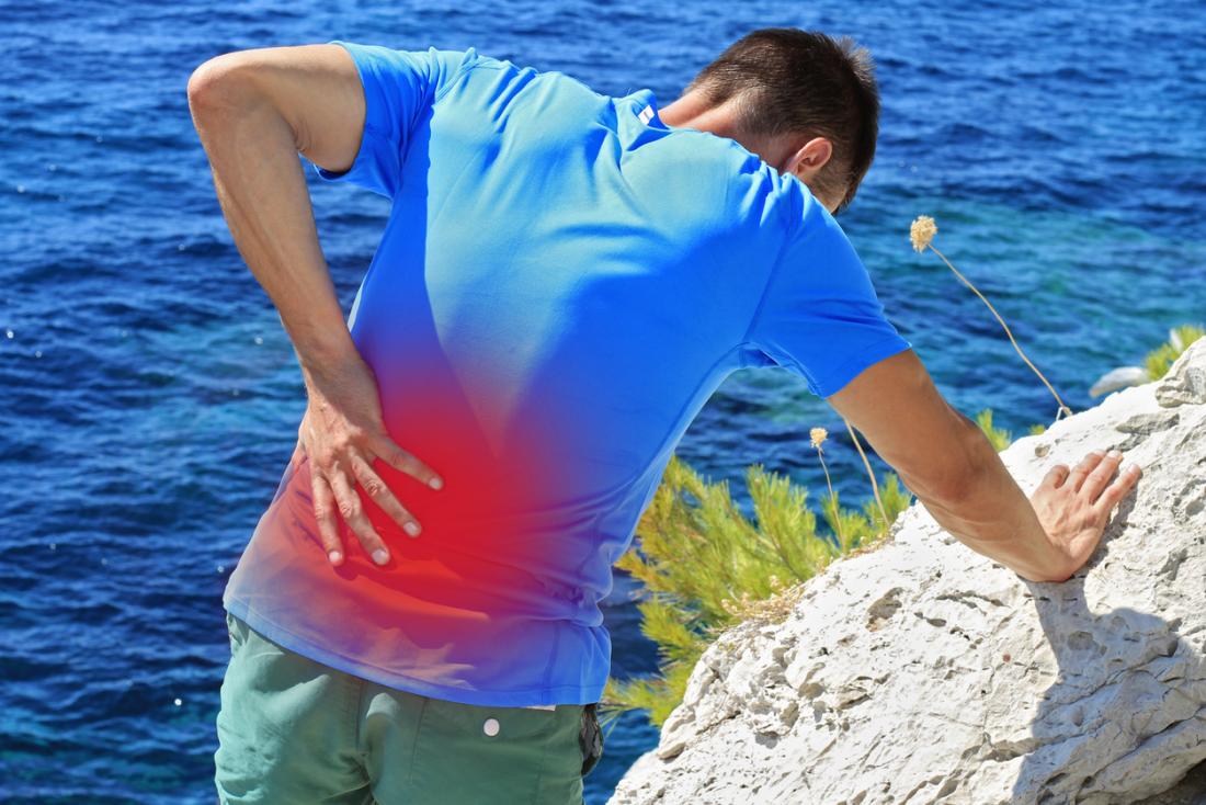 man with back pain