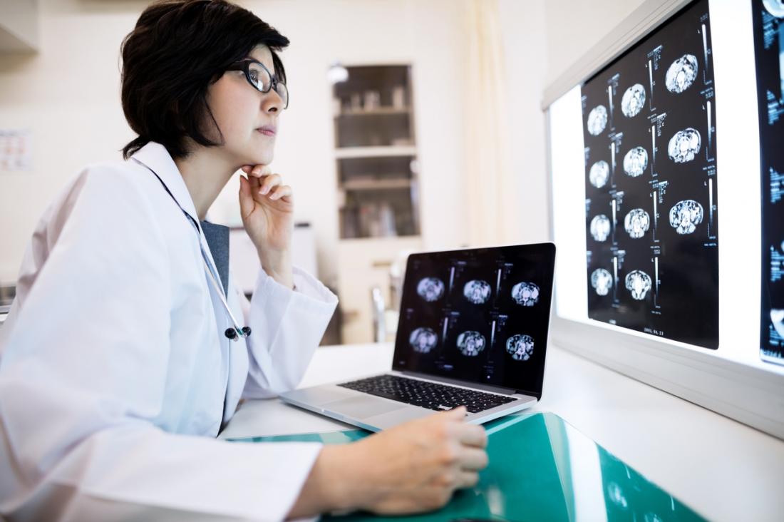 checking MRI scans