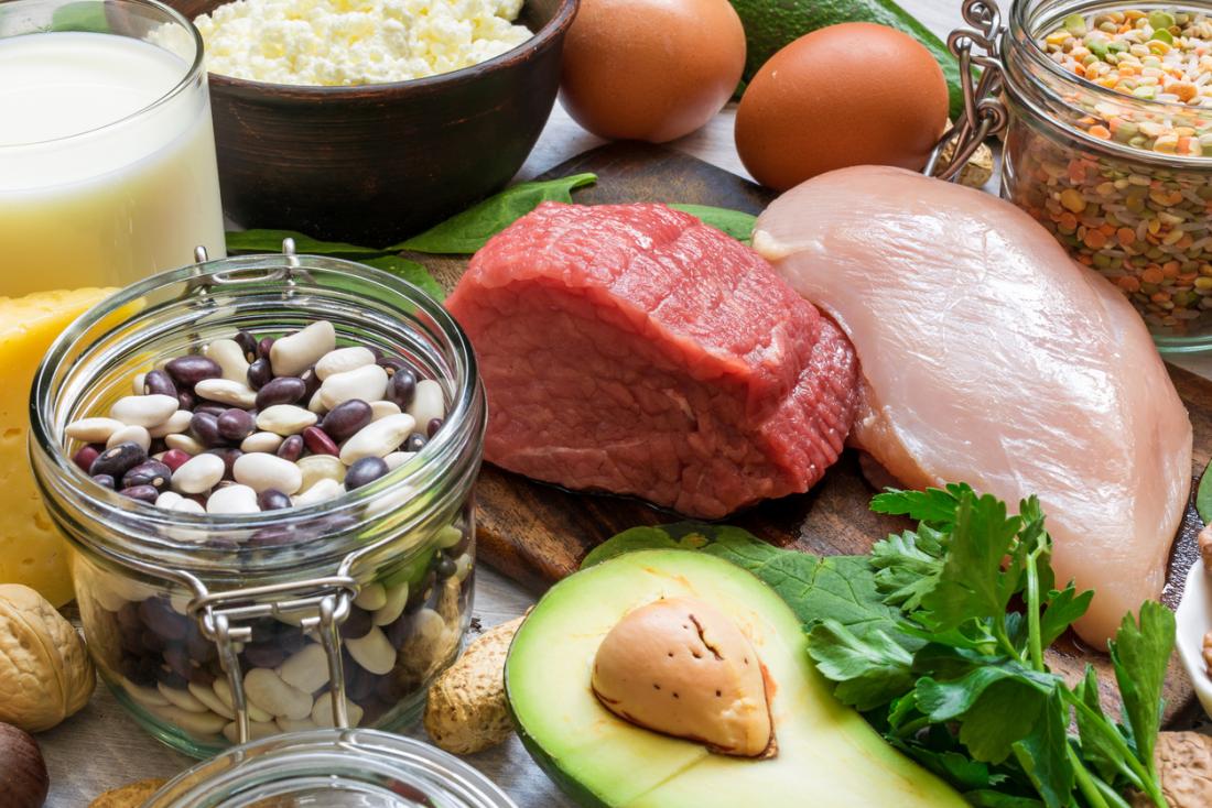 Food rich in B vitamins and zinc.