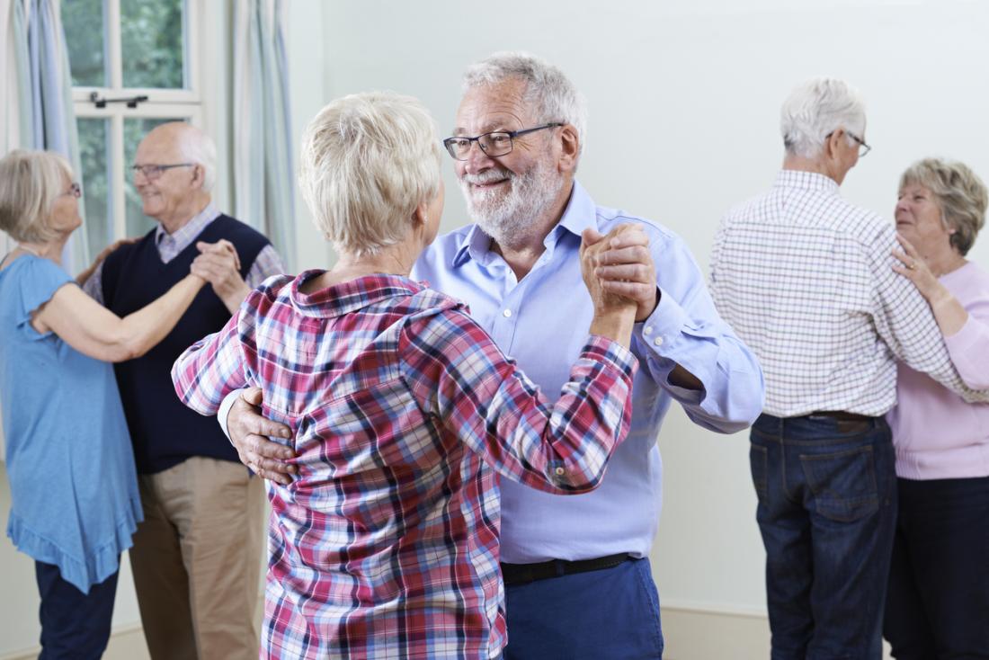 older couples dancing