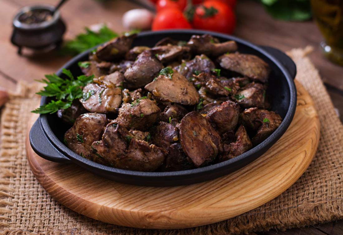 Liver is a type of organ meat or offal.