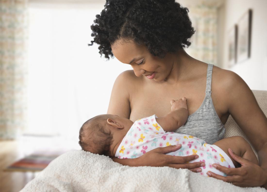 Breastfeeding a man store like a baby