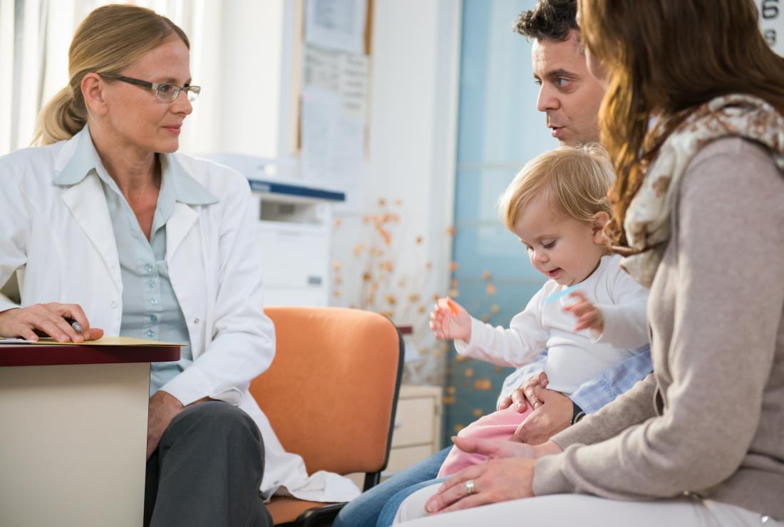 doctor and family
