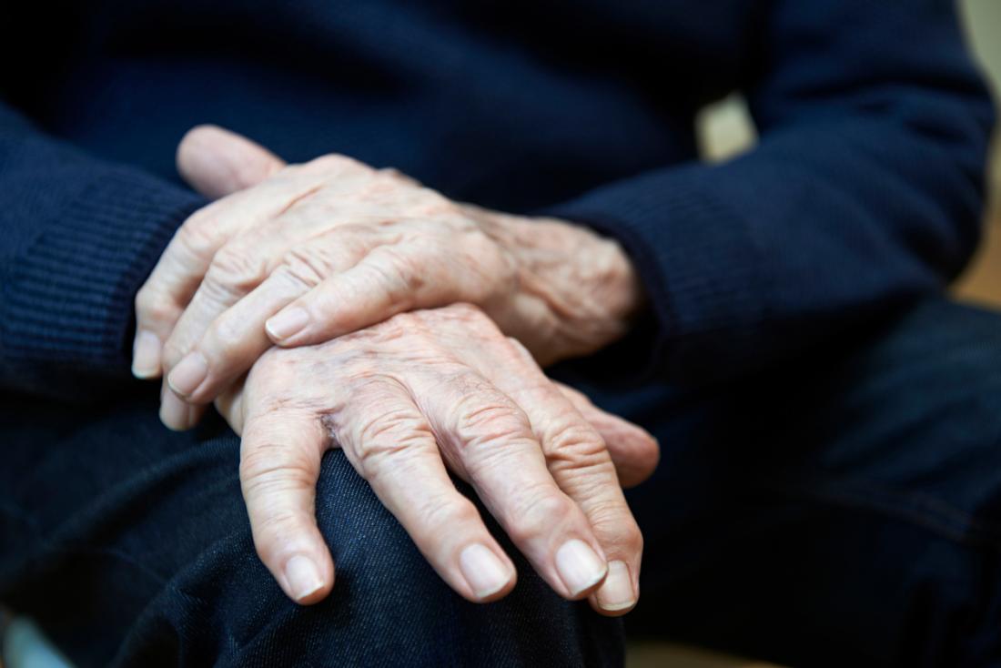 old man with Parkinson's disease