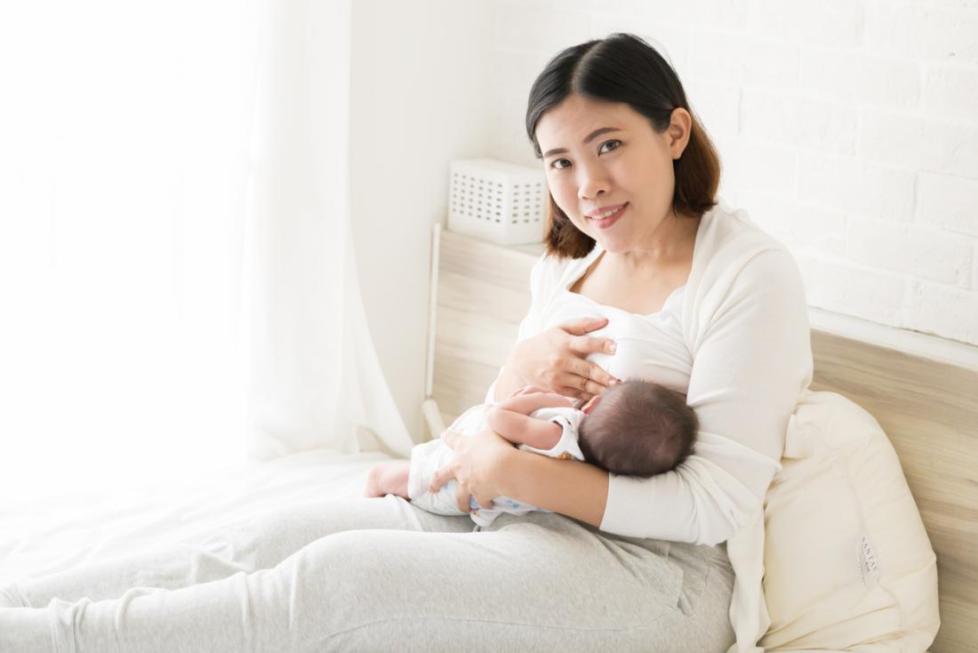 Breast feeding mother