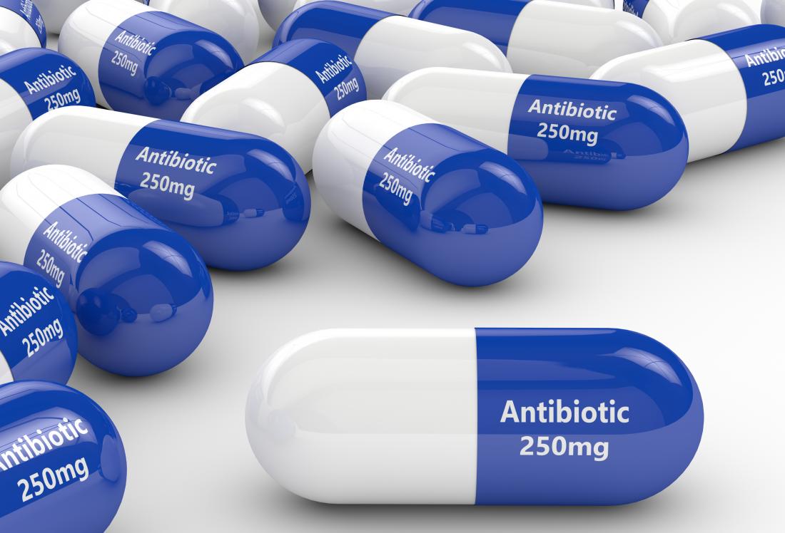 Antibiotic pills