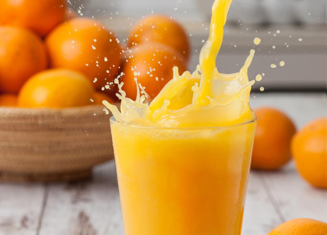 orange juice with added iron may not be considered clean eating