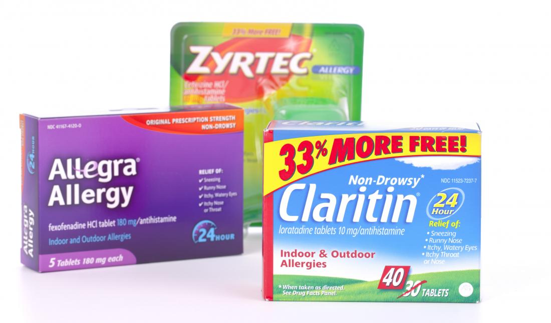 claritin vs zyrtec vs benadryl