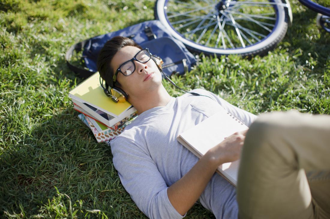 student asleep