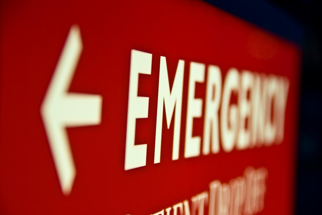 Emergency sign.