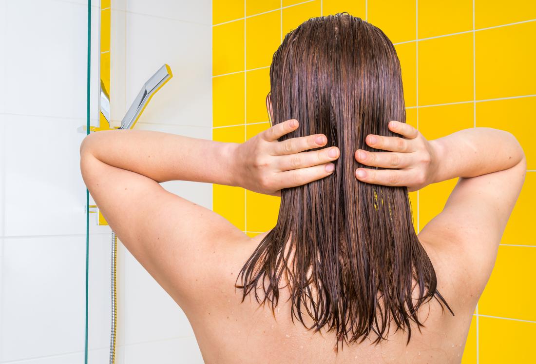 hot oils can add shine to dry hair