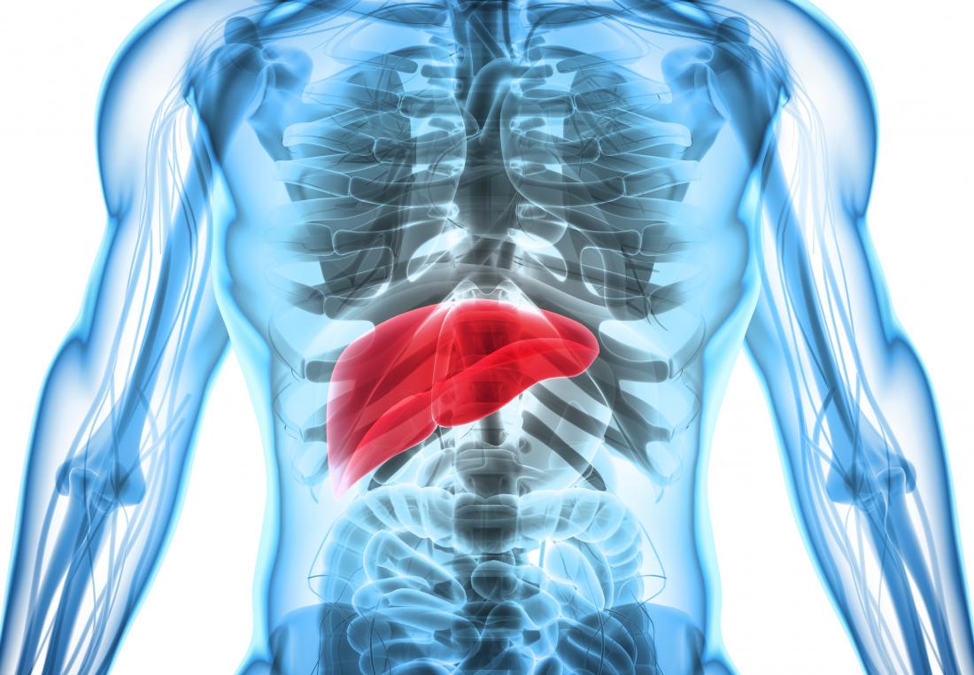 enlarged liver hepatitis