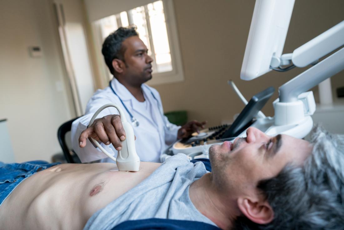 ultrasound to determine result of cyst vs tumor