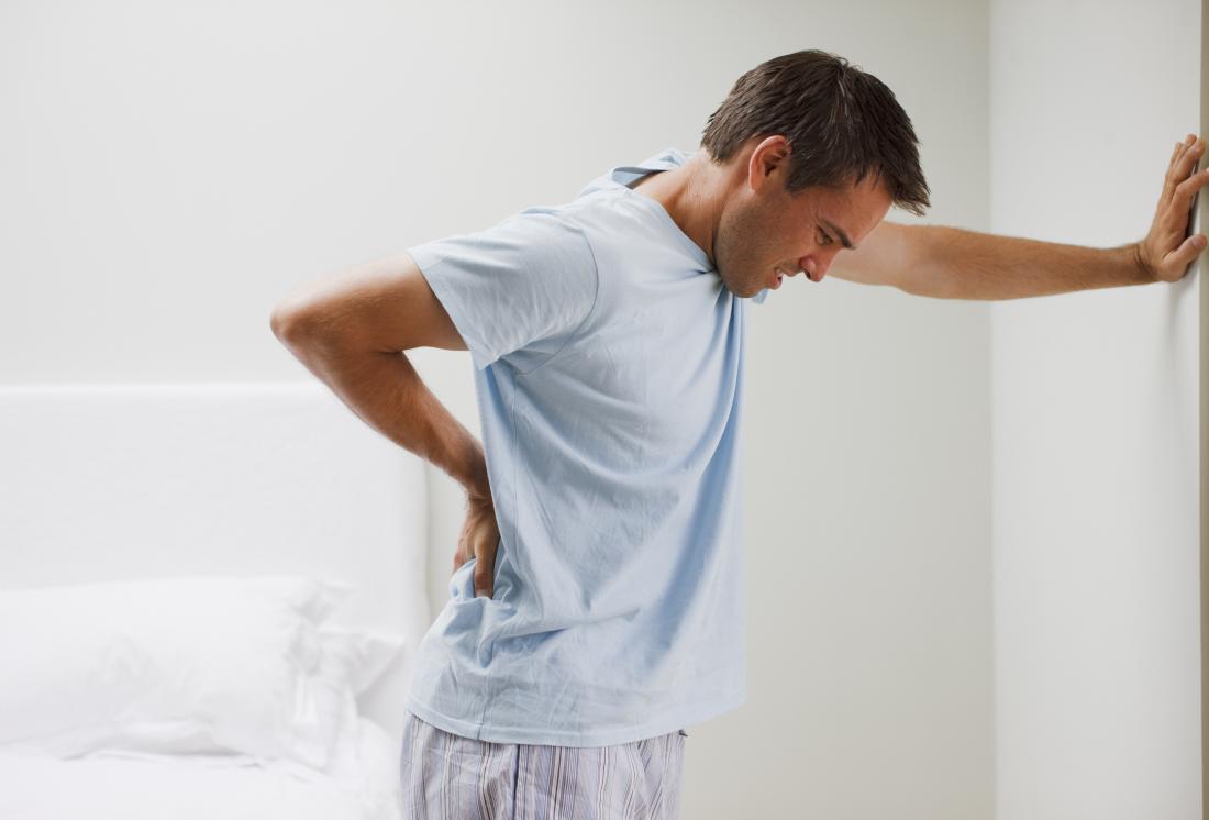Severe back pain may be a symptom of psoriatic arthritis.