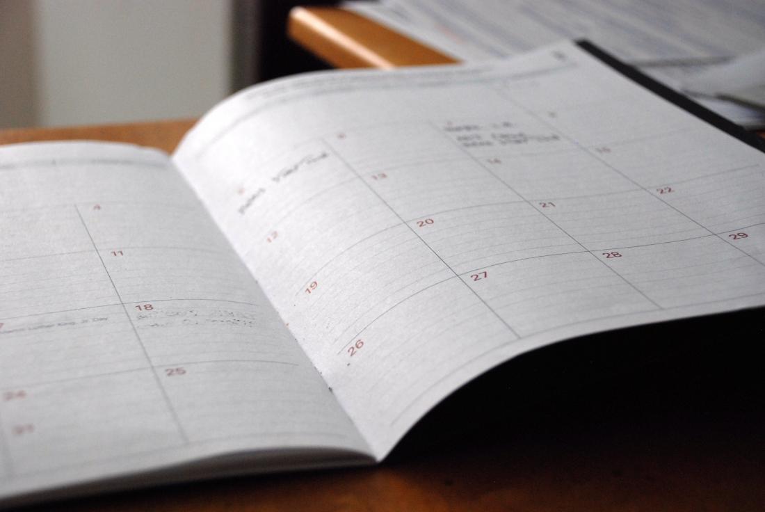 photo of planner