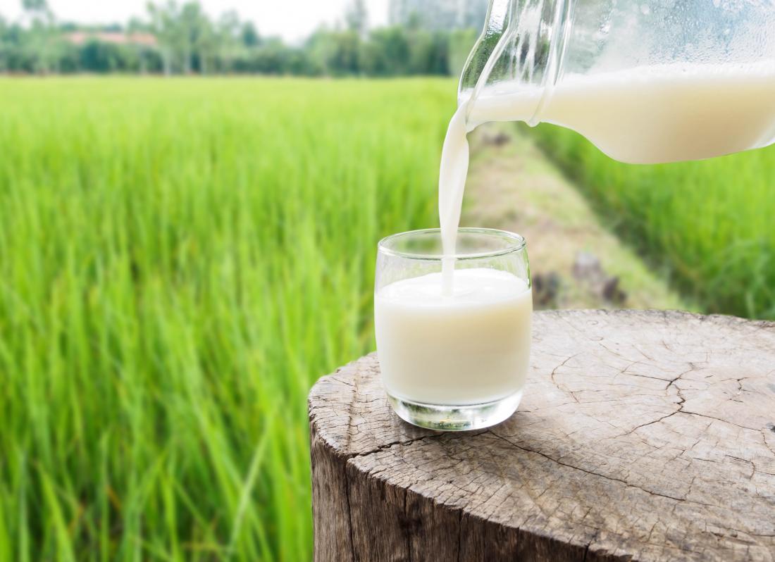 Milk being poured