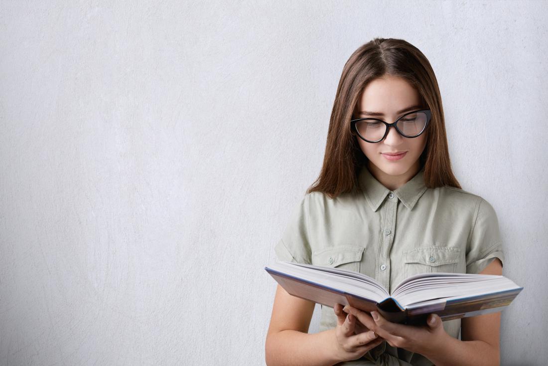 woman reading