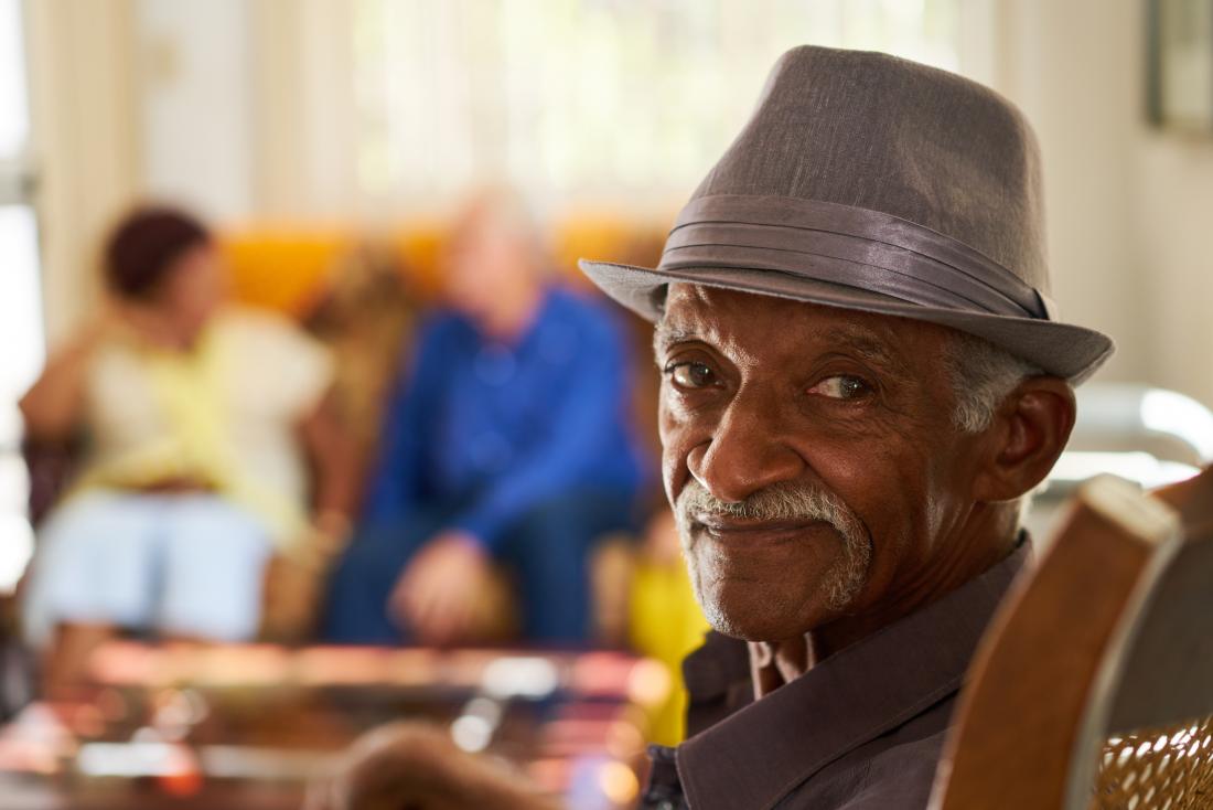 Happy older adult